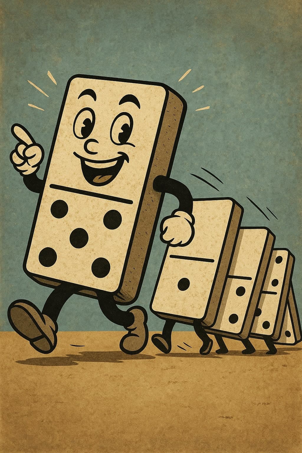 The lead domino effect in learning