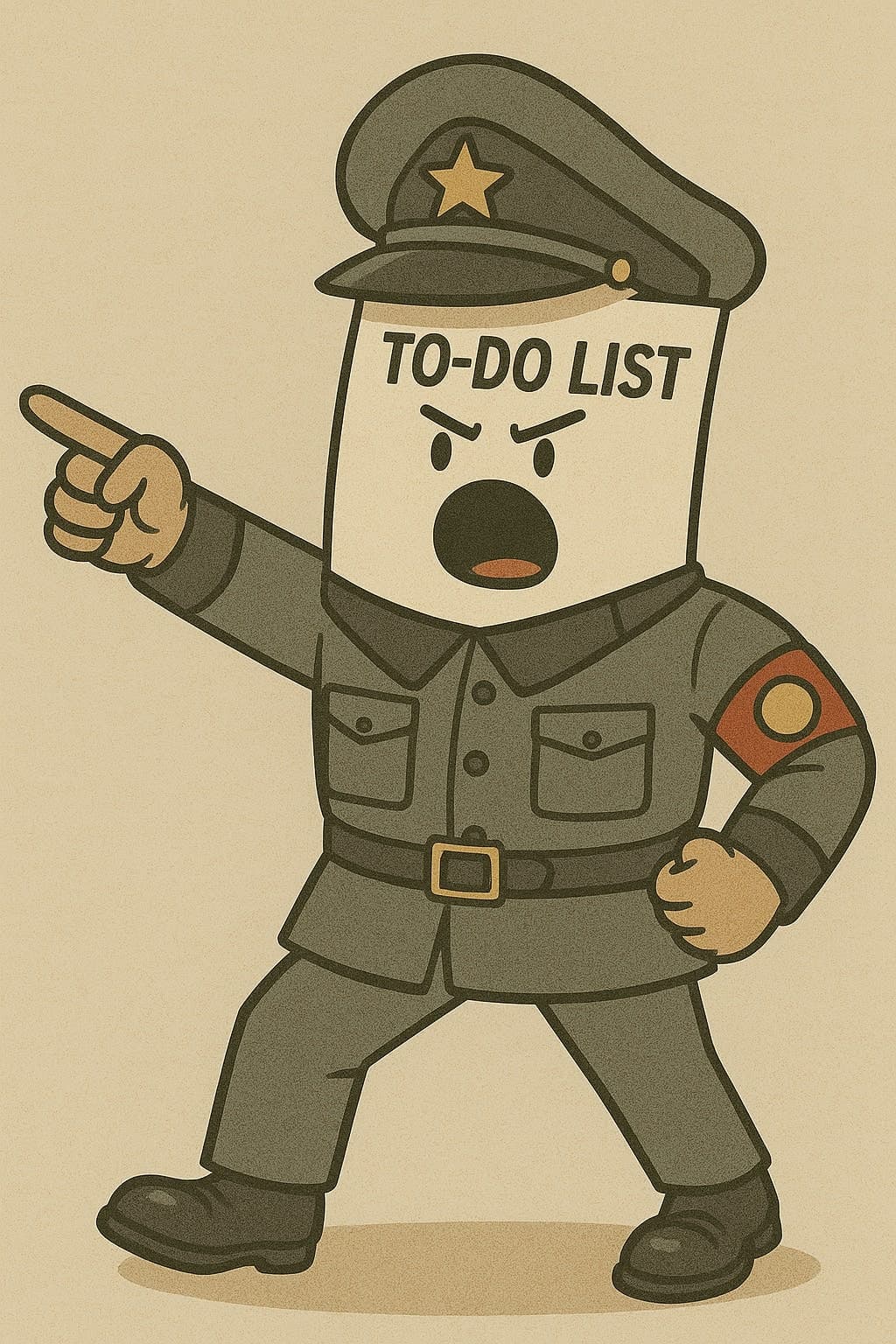 Illustration of the overwhelming nature of endless task lists