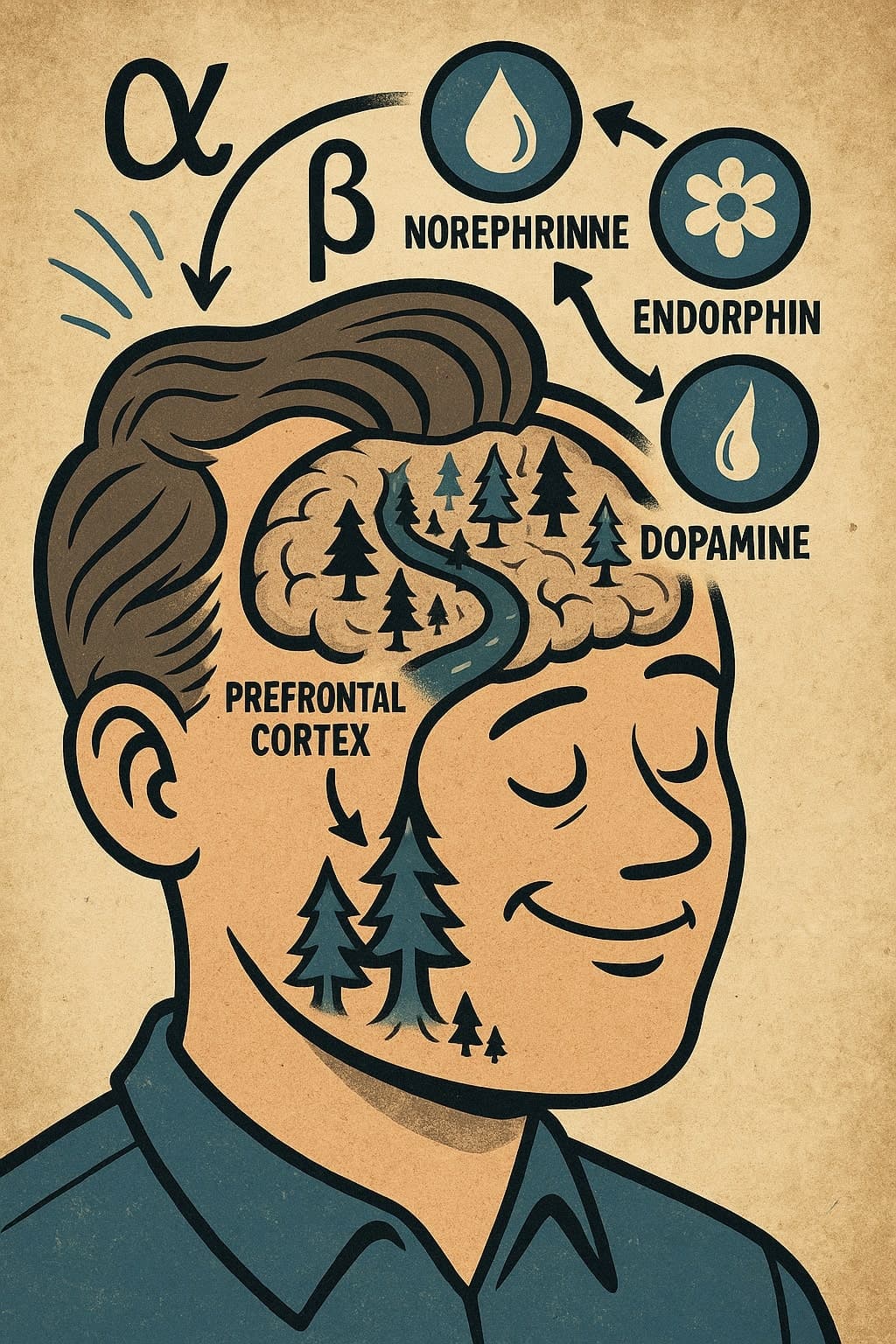 Visualization of brain activity during flow state